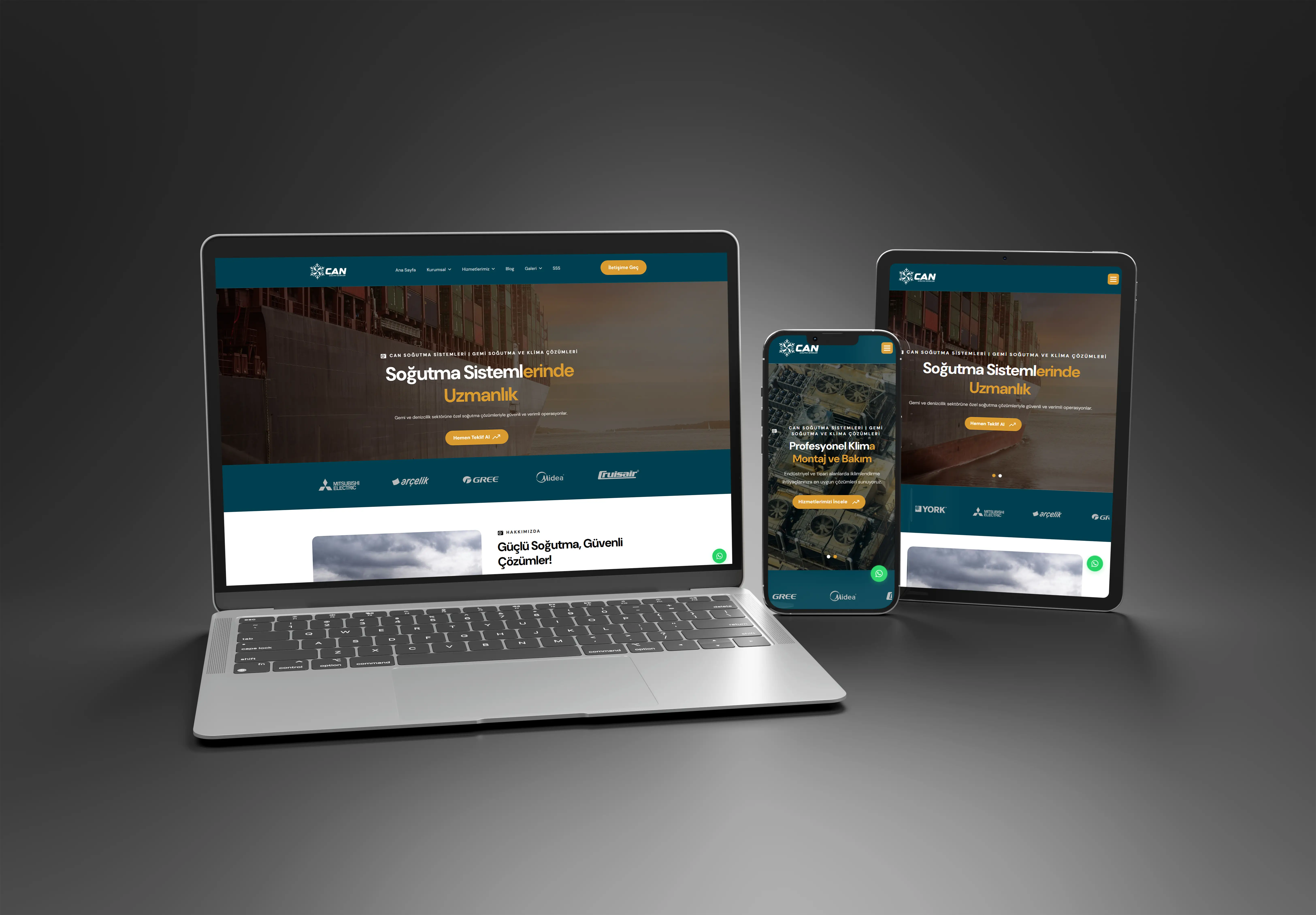 Can Soğutma Sistemleri Kurumsal Web Sitesi